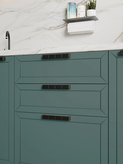 Кухонный гарнитур «Лилия» 1,8м, изумруд. Фото 3