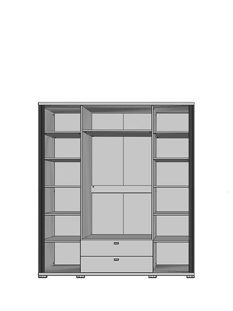 Шкаф для одежды «Монте» 4D2S. Фото 2