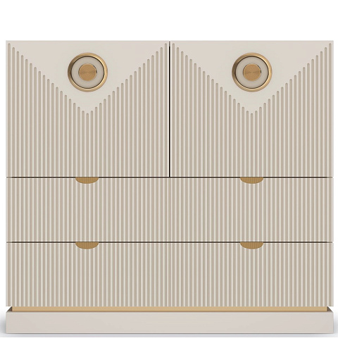 Комод Капри с ящиками, бежевый. Фото 2